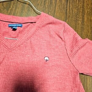 Southern Shirt Women's Long Sleeve Size M Long Sleeve Pink